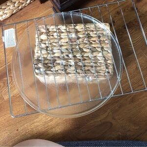 LG over the range microwave replacement glass tray and metal rack